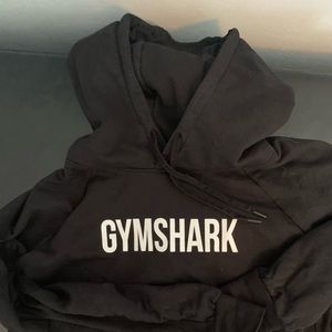 Gym shark Hooded crop sweatshirt